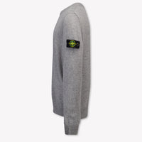 Stone Island Enfants Garçons Pull en Anthracite