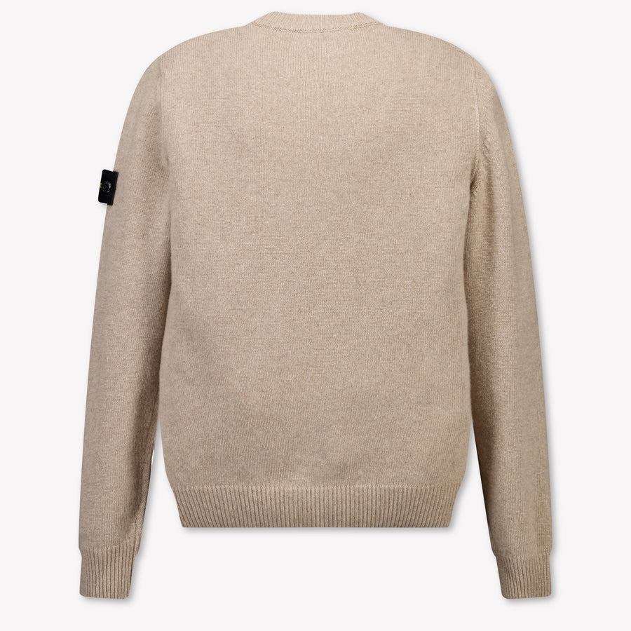 Stone Island Kinder Jungen Pullover rein Sand