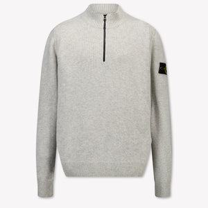 Stone Island Kinder Jungen Pullover Grau