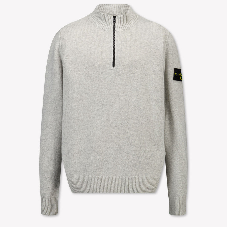 Stone Island Kinder Jungen Pullover Grau