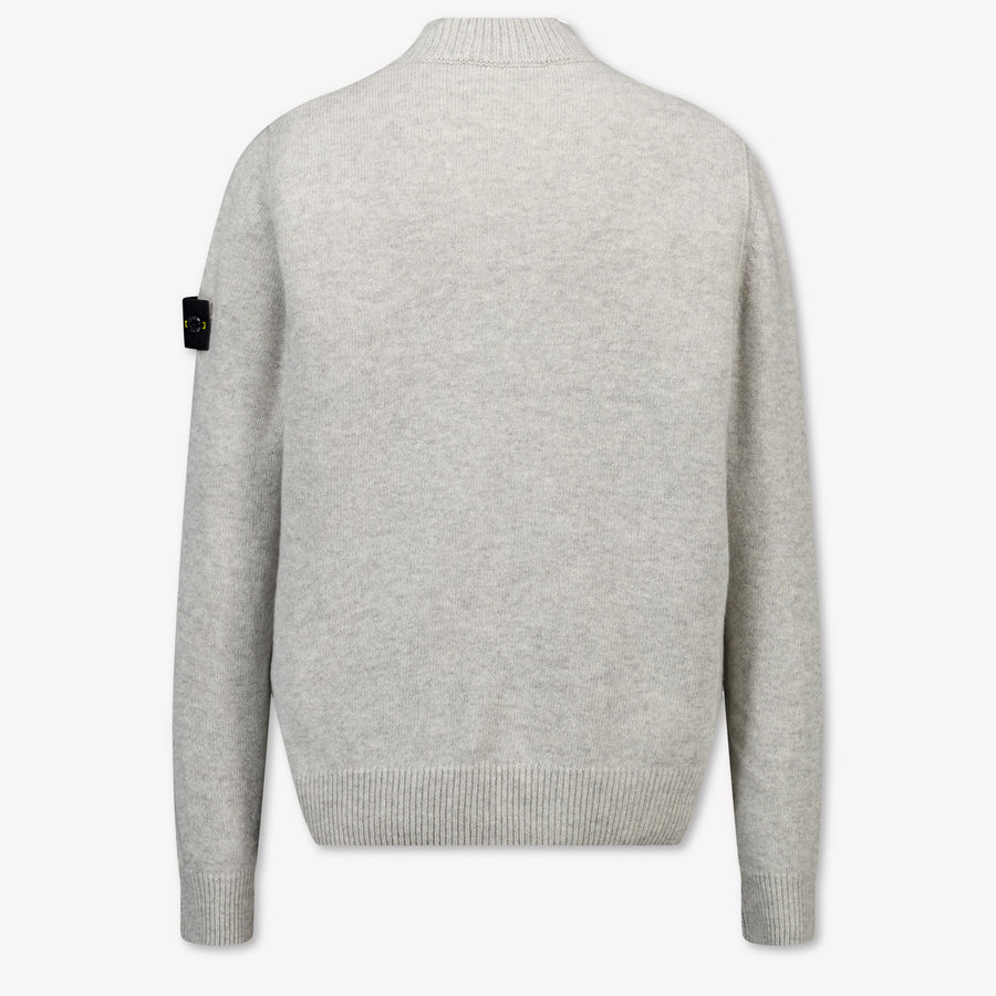 Stone Island Kinder Jungen Pullover Grau
