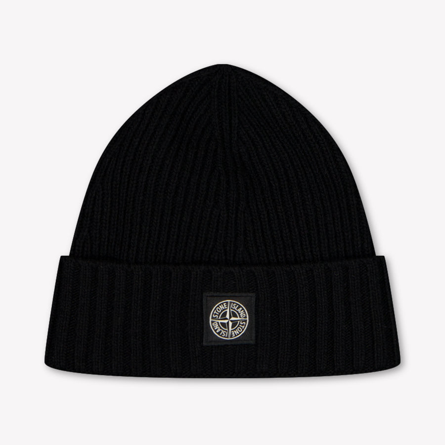 Stone Island Bambini Ragazzi Cappello dentro Nero