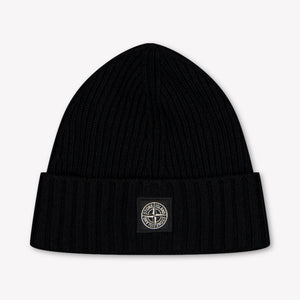 Stone Island Bambini Ragazzi Cappello dentro Nero