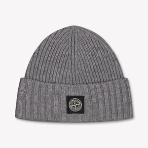 Stone Island Kinder Jungen Hut rein Antraciet