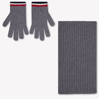 Moncler Kinder Jungen Hut rein Grau