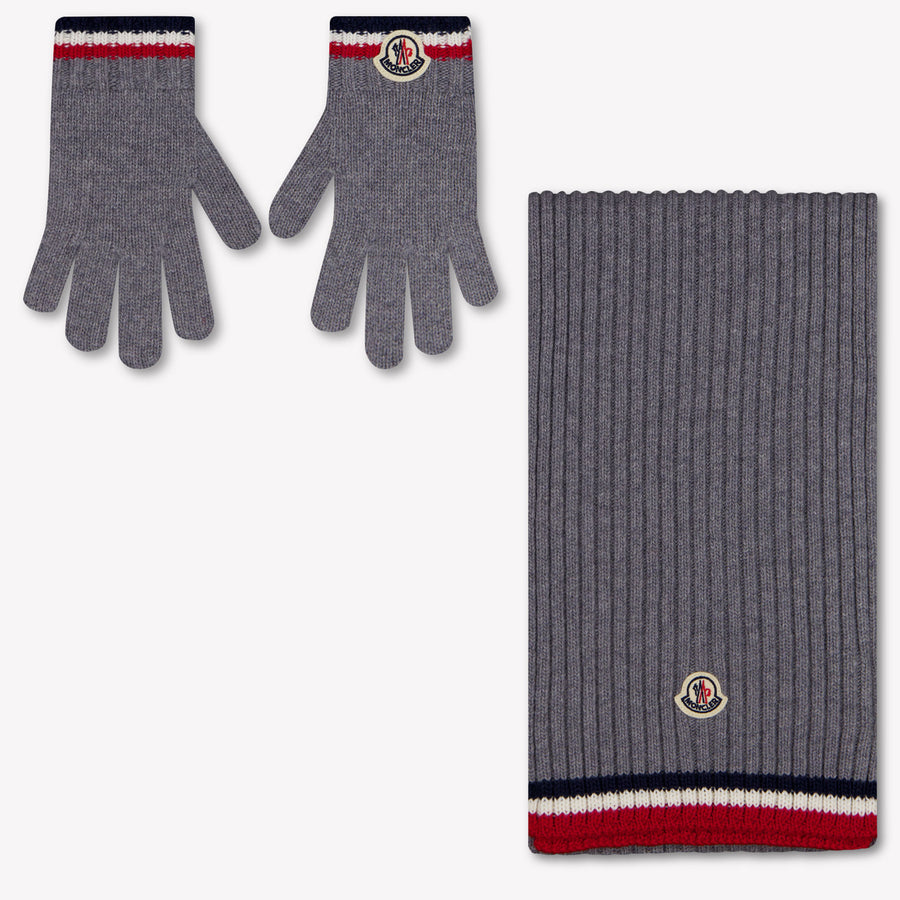 Moncler Bambini Ragazzi Cappello dentro Grigio