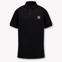 Stone Island Kids Boys Polo In Black