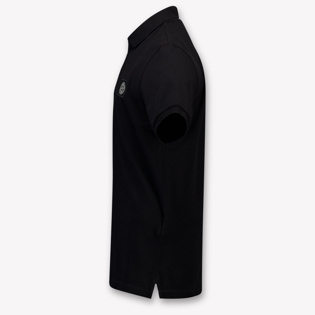 Stone Island Kids Boys Polo In Black