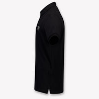 Stone Island Kids Boys Polo In Black