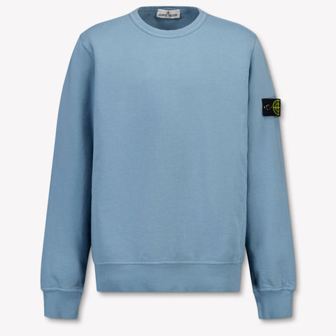 Stone Island niños Chicos suéter en Azul Claro
