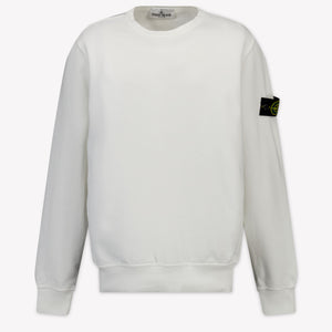 Stone Island Bambini Ragazzi Maglione dentro Bianco