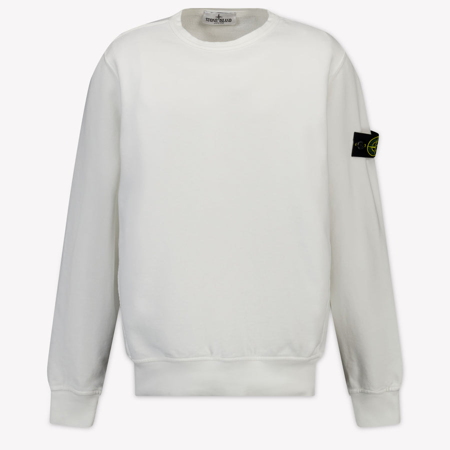 Stone Island Bambini Ragazzi Maglione dentro Bianco