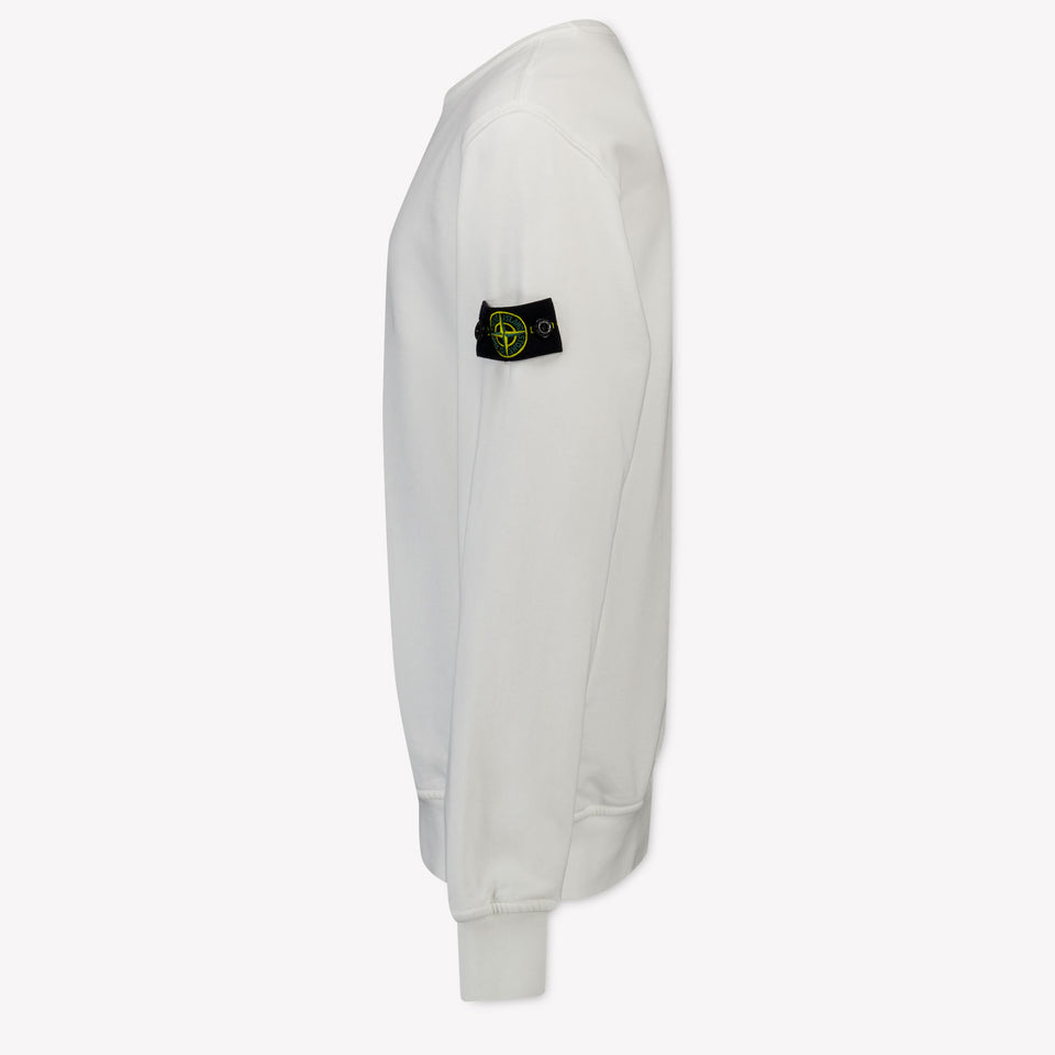 Stone Island Kinder Jungen Pullover rein Weiß