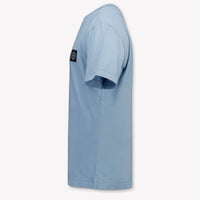 Stone Island Kinder Jungen T-Shirt In Hellblau