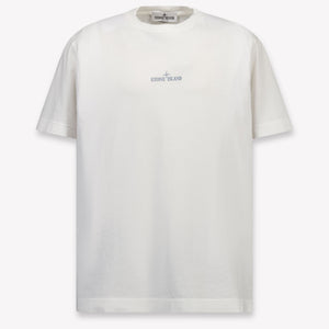Stone Island Enfants Garçons T-shirt dans Blanc