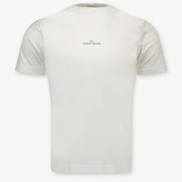 Stone Island Enfants Garçons T-shirt dans Blanc
