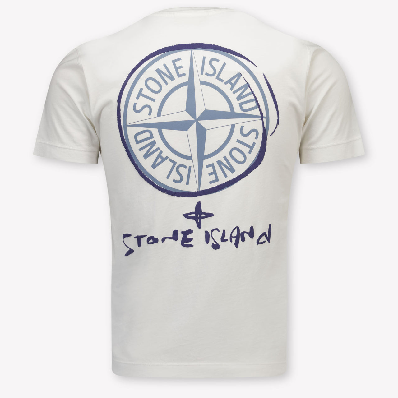 Stone Island Enfants Garçons T-shirt dans Blanc