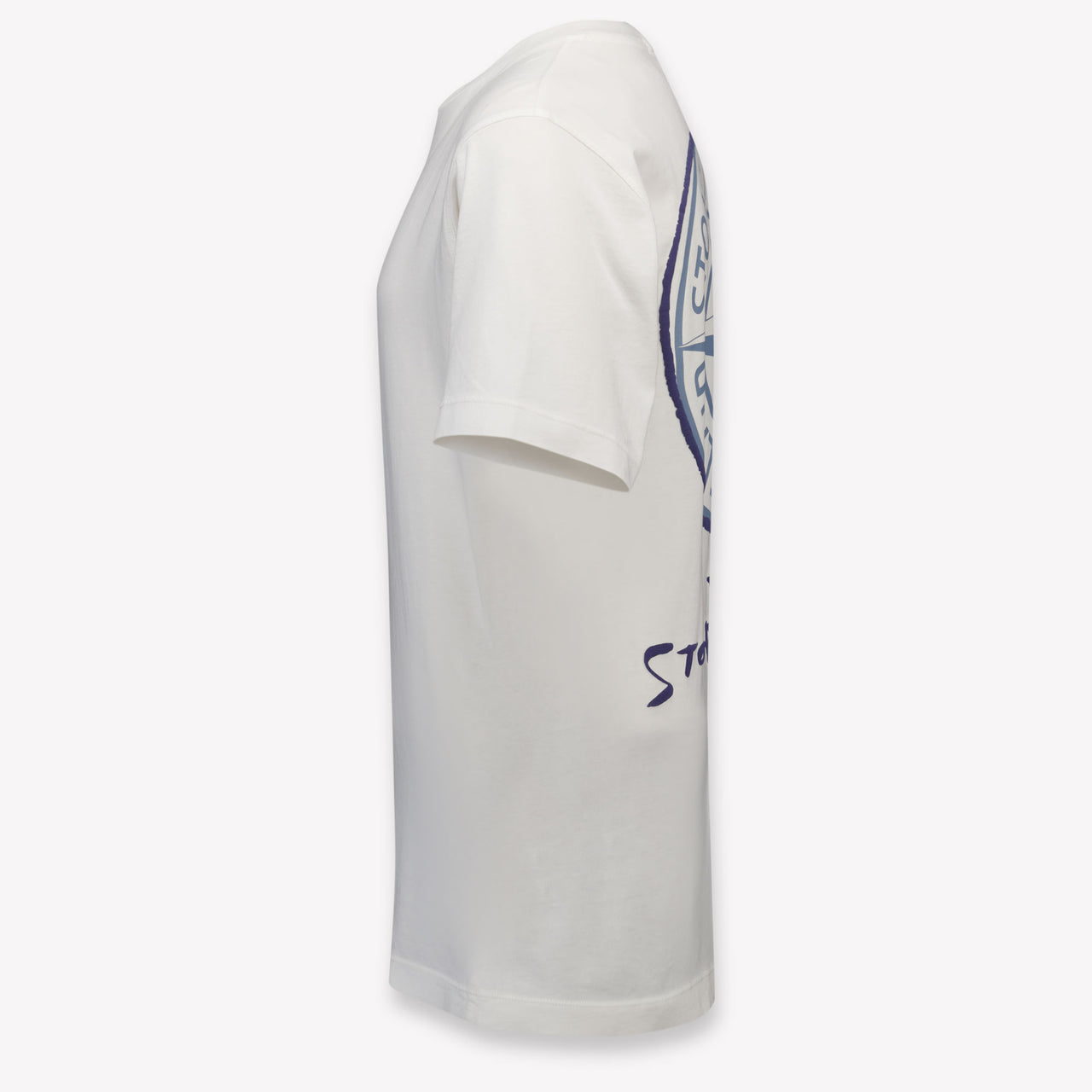 Stone Island Enfants Garçons T-shirt dans Blanc