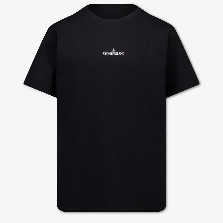 Stone Island Kids Boys T-Shirt In Black