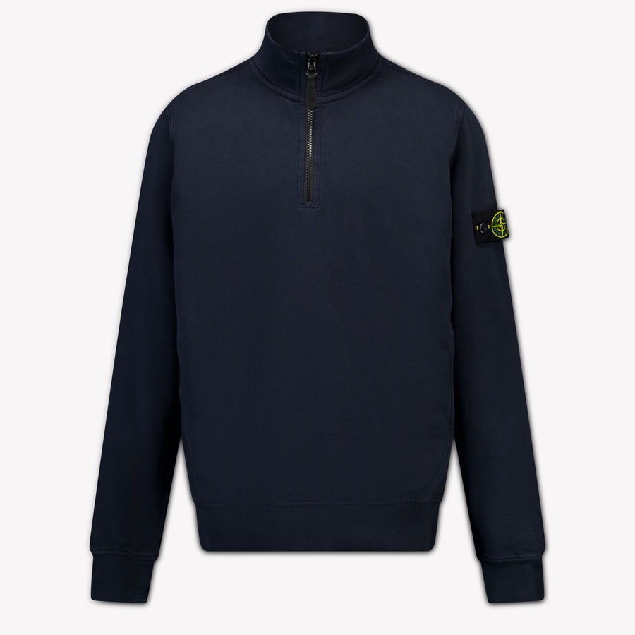 Stone Island Enfants Garçons Pull en Navy