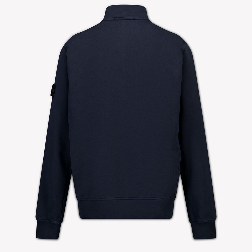Stone Island Enfants Garçons Pull en Navy