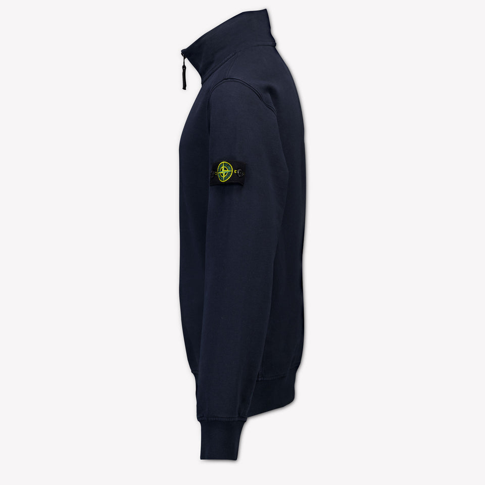 Stone Island Enfants Garçons Pull en Navy