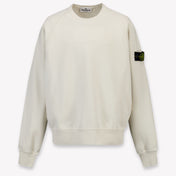 Stone Island Kinder Jungen Pullover rein Grauweiß
