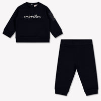 Moncler Baby Unisex Jogging suit In Navy