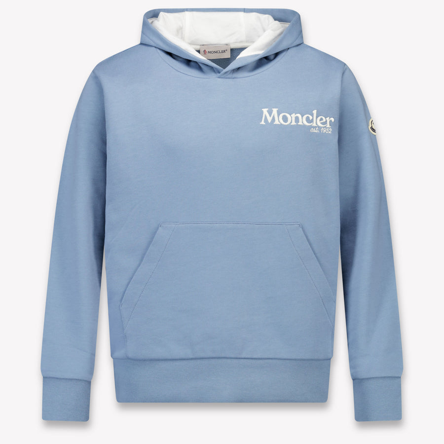 Moncler Bambini Ragazzi Maglione dentro Azzurro