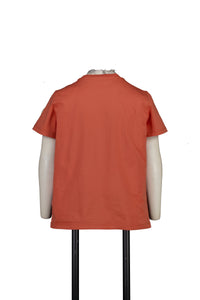 Moncler Kinder Jungen T-Shirt In Orange