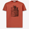 Moncler Kinder Jungen T-Shirt In Orange