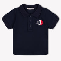 Moncler bebe Chicos polo en Navy