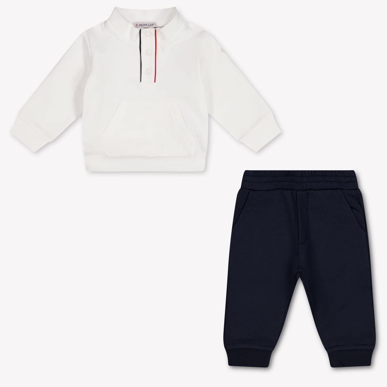 Moncler bebe Chicos Traje de jogging En Blanco