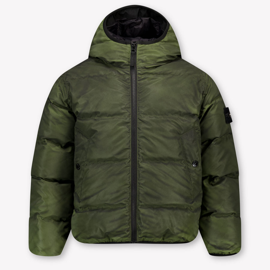 Stone Island Enfants Garçons Manteau d'hiver Armée