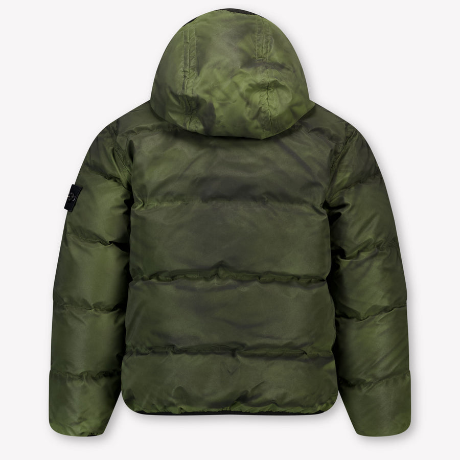 Stone Island Kids Boys Winter coat In Army