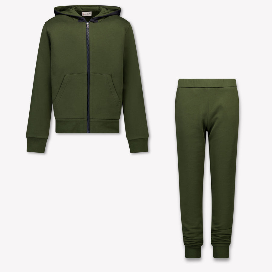 Moncler Bambini Ragazzi Tuta da ginnastica in Esercito