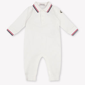 Moncler Bébé Garçons Combishort dans Blanc