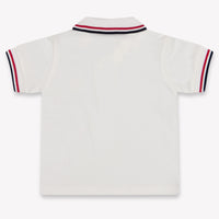 Moncler bebe Chicos polo en Blanco