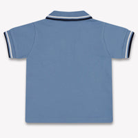 Moncler Bambino Ragazzi Polo In Blu