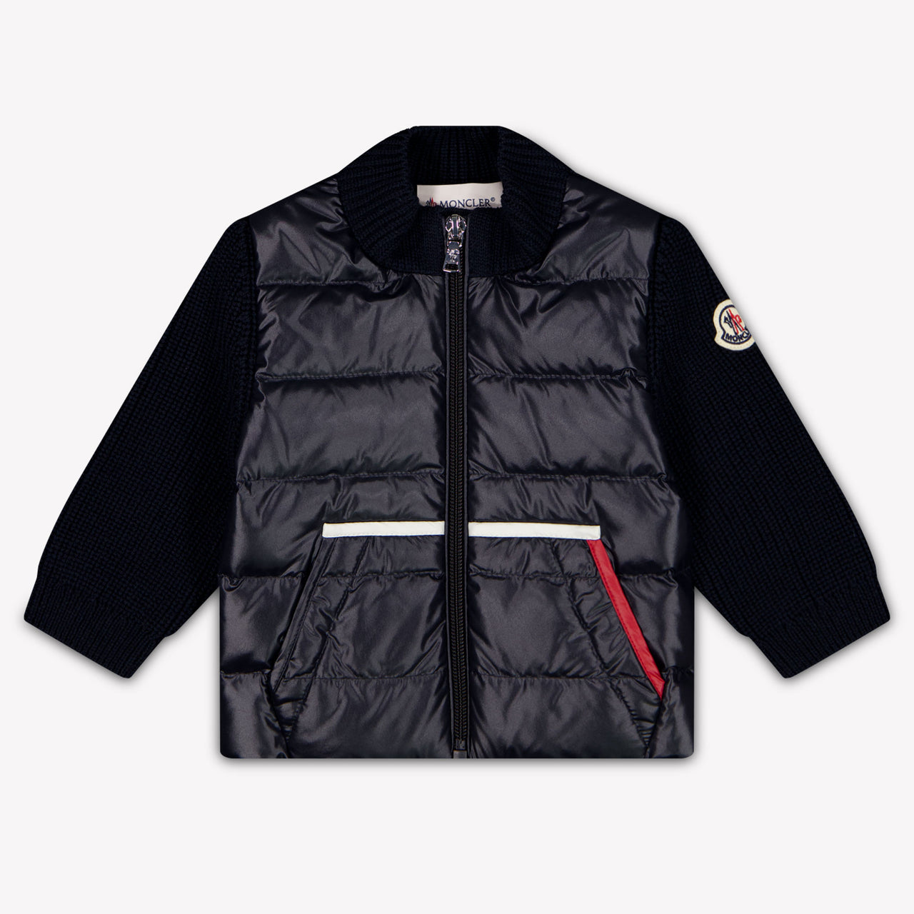 Moncler bebe Chicos Cárdigan en Navy