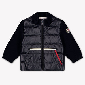 Moncler bebe Chicos Cárdigan en Navy
