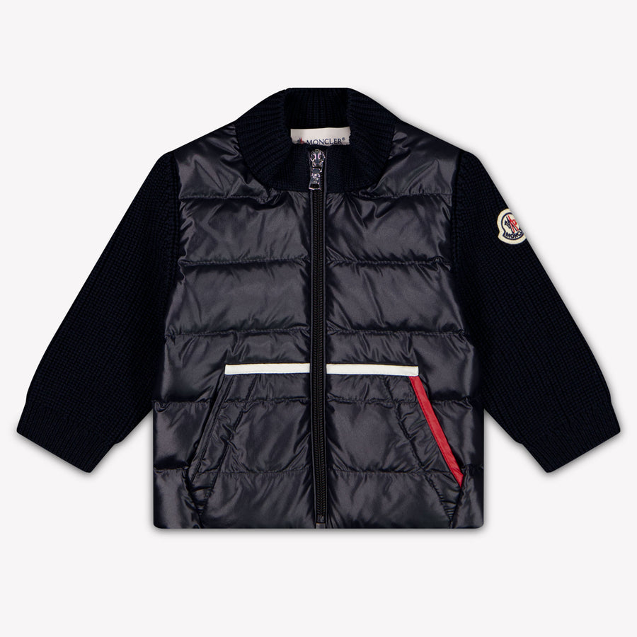 Moncler bebe Chicos Cárdigan en Navy