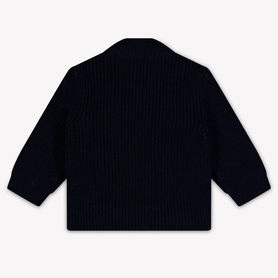 Moncler bebe Chicos Cárdigan en Navy