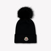 Moncler Kinder Mädchen Mütze In Schwarz