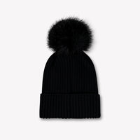 Moncler Kinder Mädchen Mütze In Schwarz