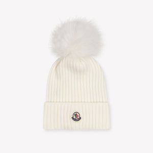 Moncler Bambini Ragazze Cappello dentro Off White