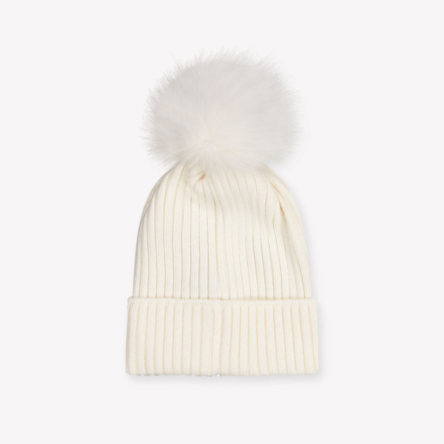 Moncler Bambini Ragazze Cappello dentro Off White