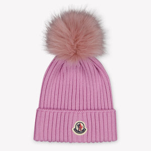 Moncler Kinder Mädchen Hut rein Hellrosa