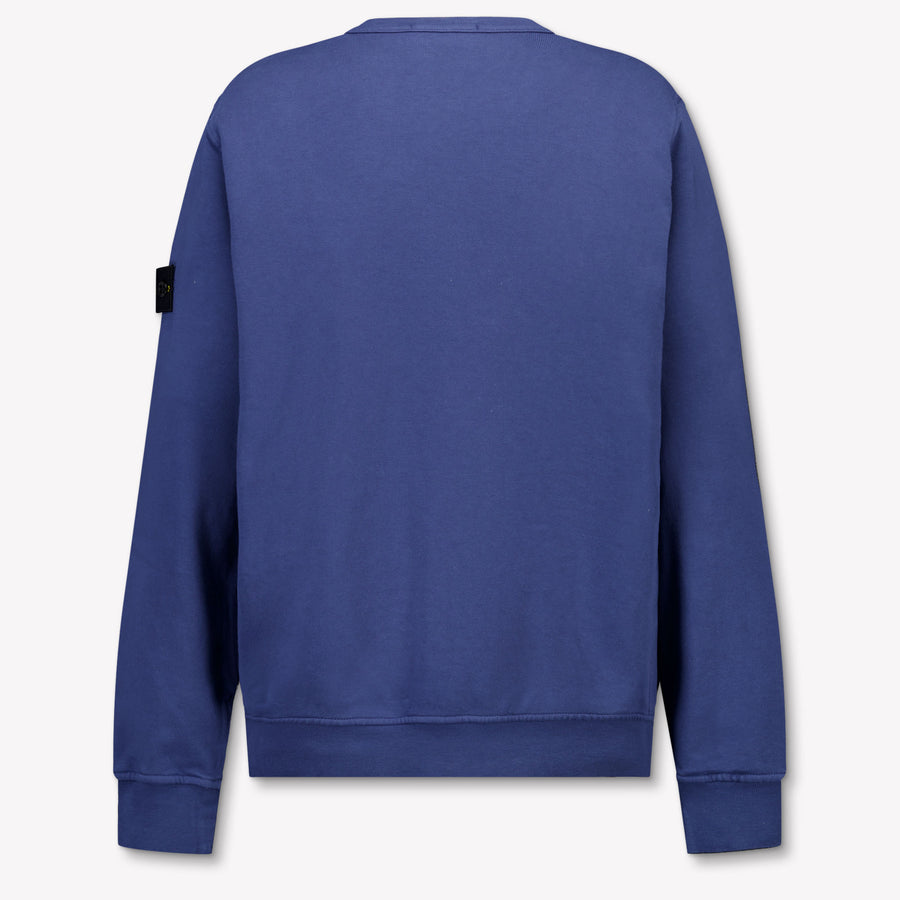 Stone Island Enfants Garçons Pull en Bleu
