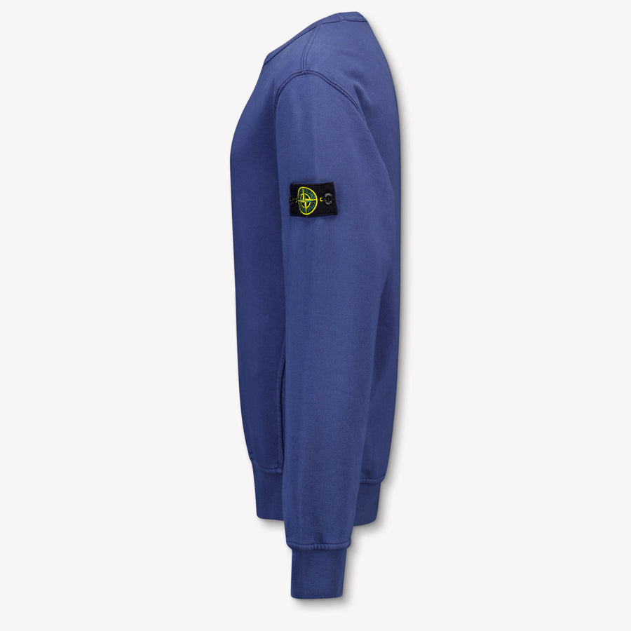 Stone Island Enfants Garçons Pull en Bleu
